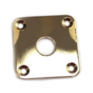 Jack Plate Τετράγωνο για Ηλεκτρική Κιθάρα Samwoo HJ015 GD Jack Plate Τετράγωνο για Ηλεκτρική Κιθάρα Samwoo HJ015 GD