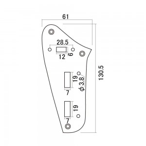 Control Plate (Preset) για Jaguar Hosco HK-44PCS Chrome Control Plate (Preset) για Jaguar Hosco HK-44PCS Chrome