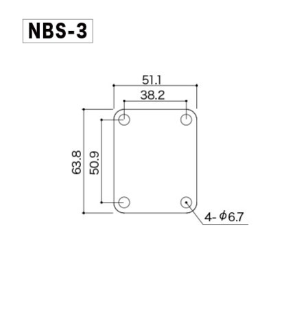 Neck Plate για Ηλεκτρική Κιθάρα Gotoh NBS-ART-04 Gold