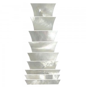 Σετ από 9 Σημάδια Ταστιέρας - Τσαμπουκάδες για Κιθάρα τύπου Les Paul ή Μπουζούκι Hosco MOP-LP-S